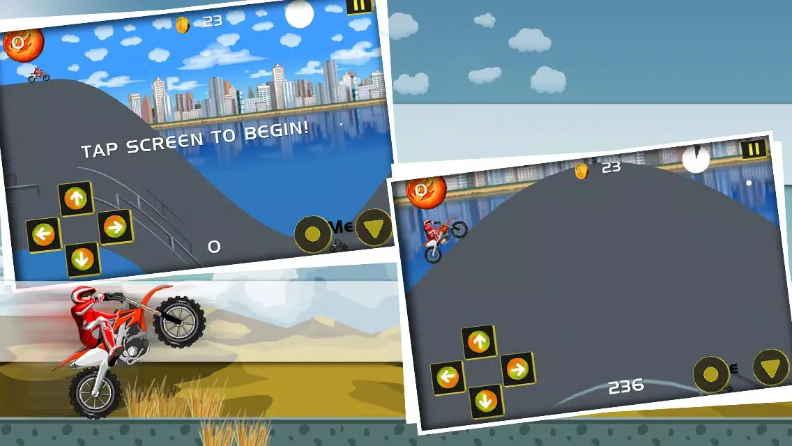 Moto X Trail Race - Extreme Motorcross Stunt Rider Free Game Screenshots