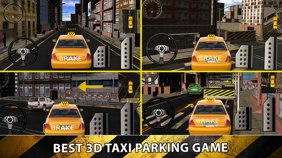 Capturas de tela do Taxi Sim Driver 2016 - Las Vegas Multi Level Mall Parking Test Simulator