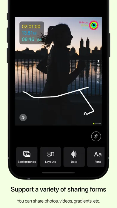 Capturas de pantalla de FitShare - Fitness Sharing