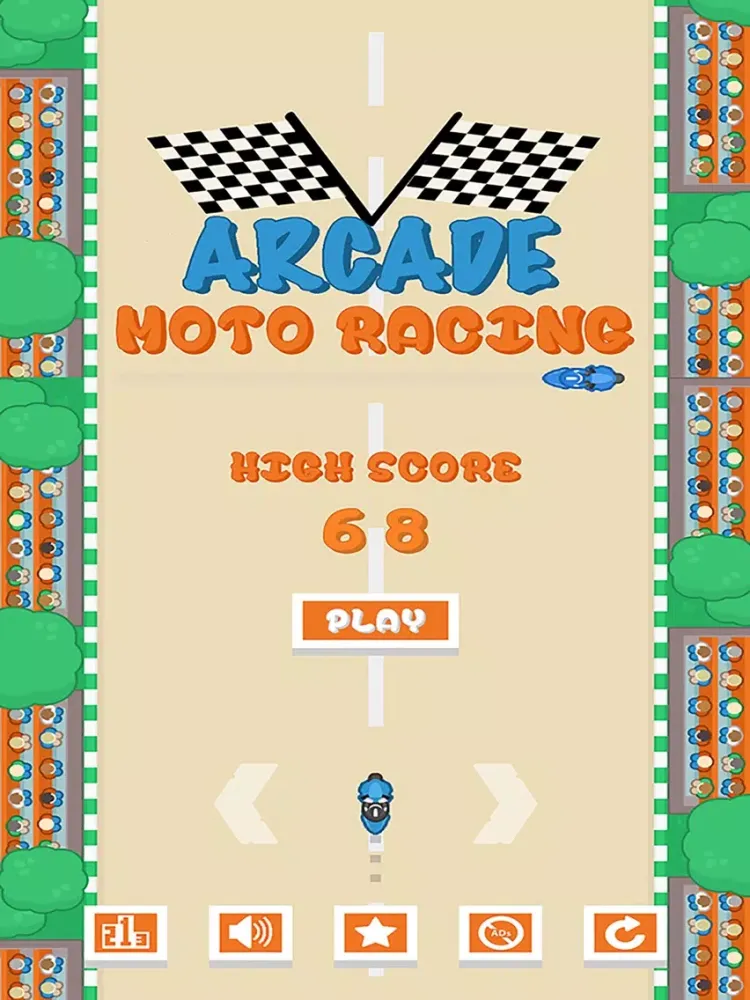 Arcade Moto Racing iPad 應用截圖