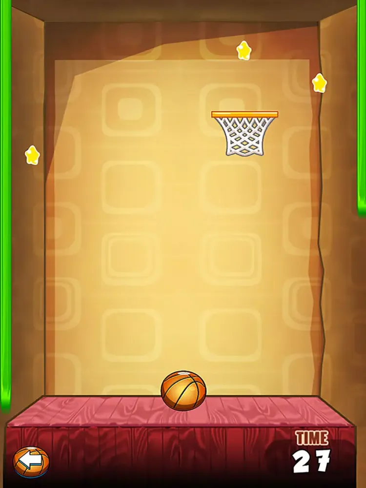 Tangkapan skrin Basketball Hoops: Thumb Tosses Ball Game iPad 