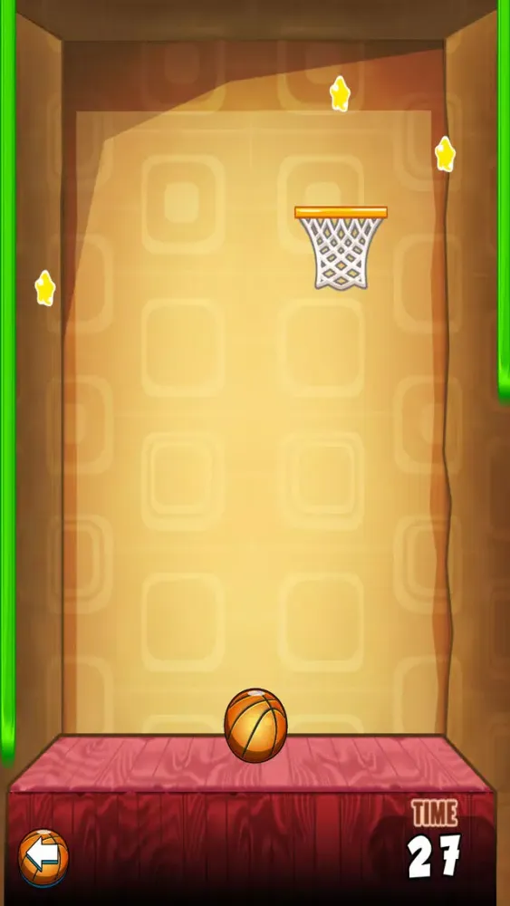 Tangkapan skrin Basketball Hoops: Thumb Tosses Ball Game