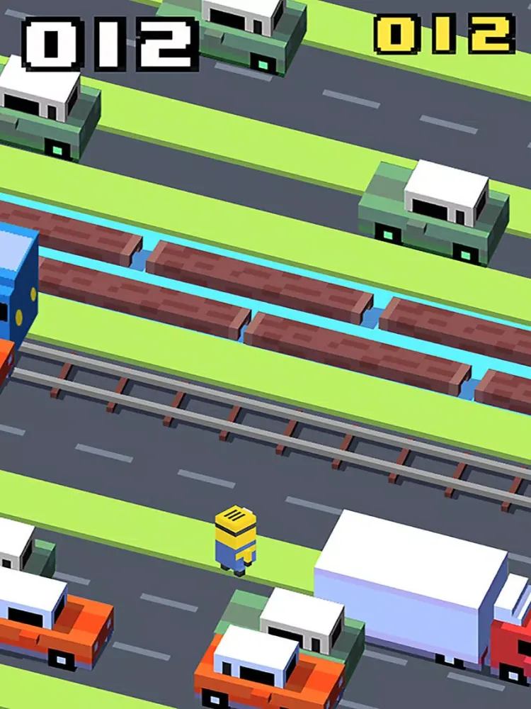 Capturas de tela do Crossy Stuart: Minion Edition iPad 