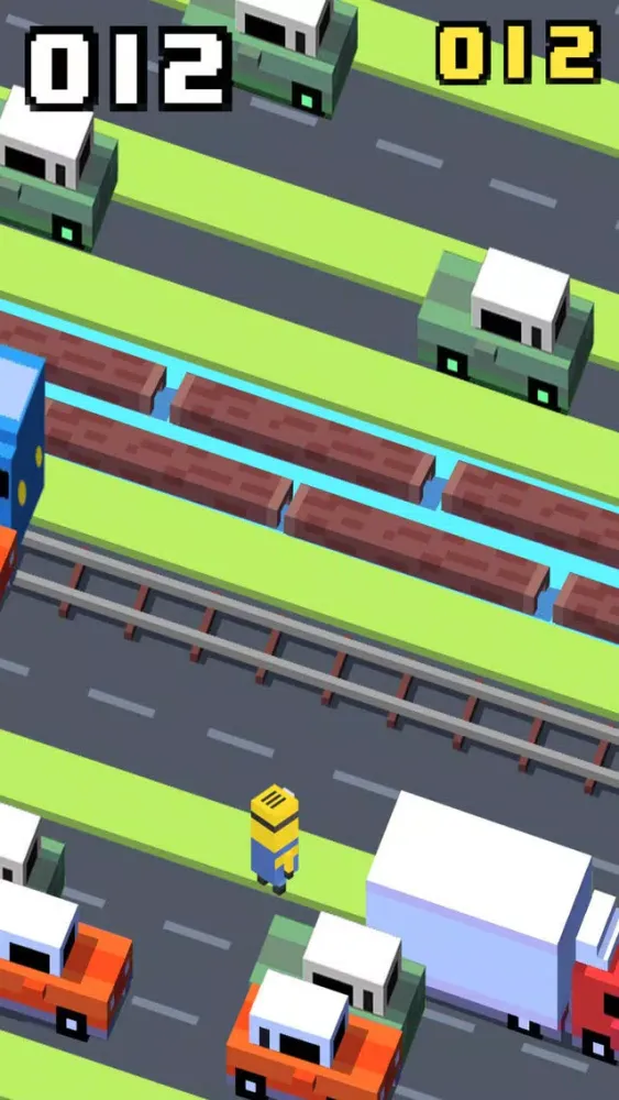 Capturas de tela do Crossy Stuart: Minion Edition