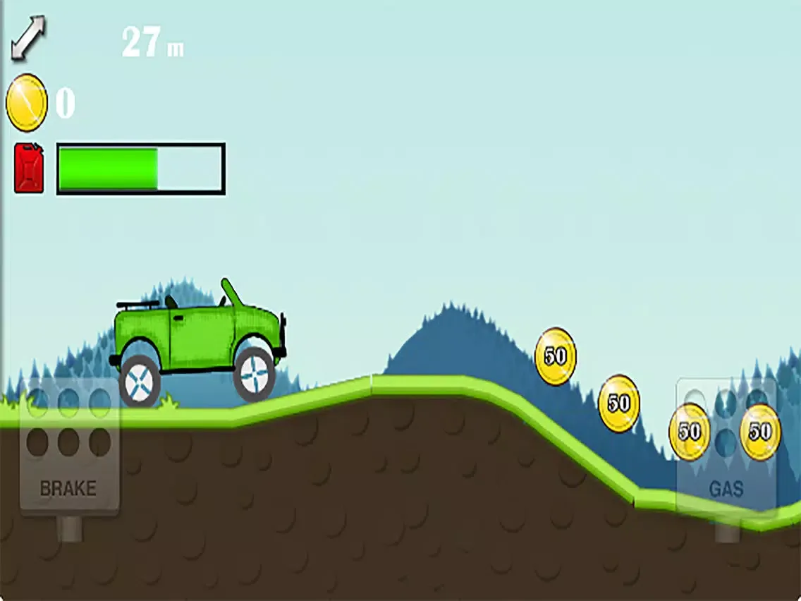 Racing Down Hill iPad 应用截图