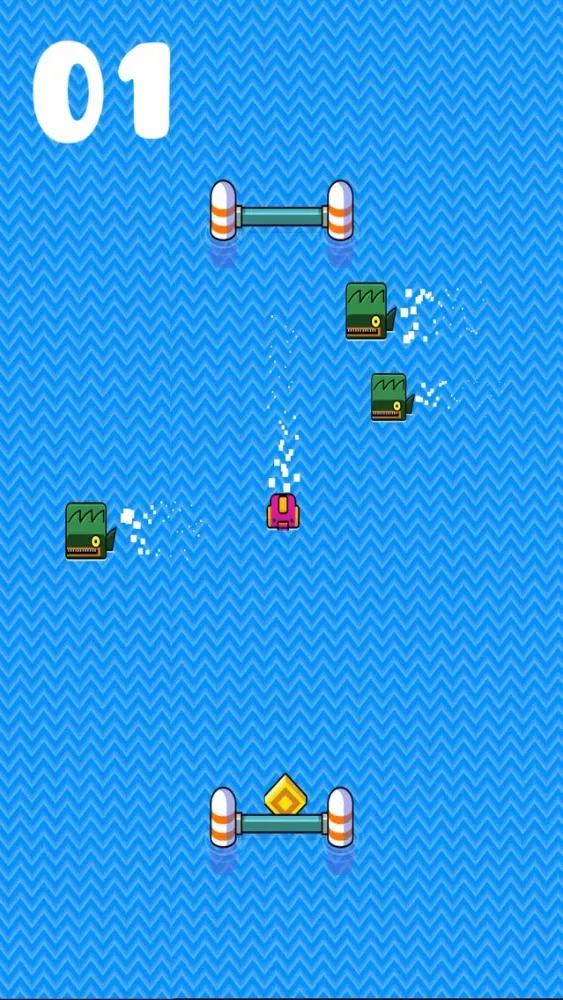 Captures d'écran de Fish Ping Pong: Hungry Fish Eater