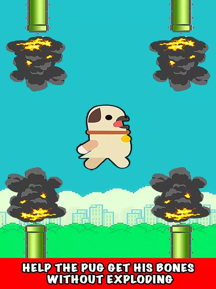 Capturas de pantalla de Go Flappy Pug iPad 