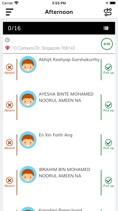 Tangkapan skrin TTStudent BSB