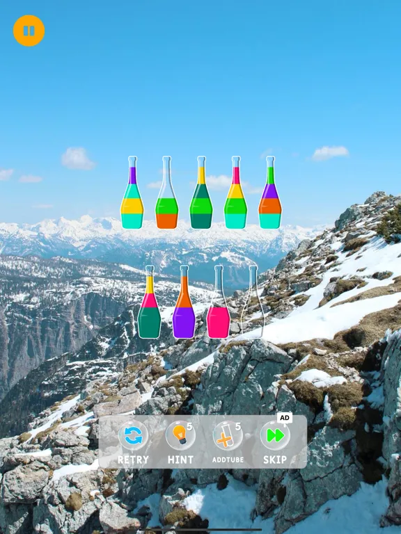 ภาพหน้าจอของ Water sorting game puzzle iPad 