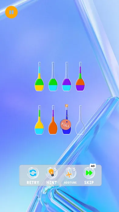 ภาพหน้าจอของ Water sorting game puzzle
