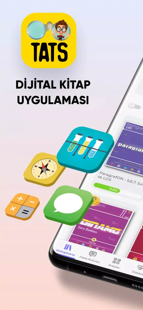 TATS Dijital Kitap Uygulaması Screenshots