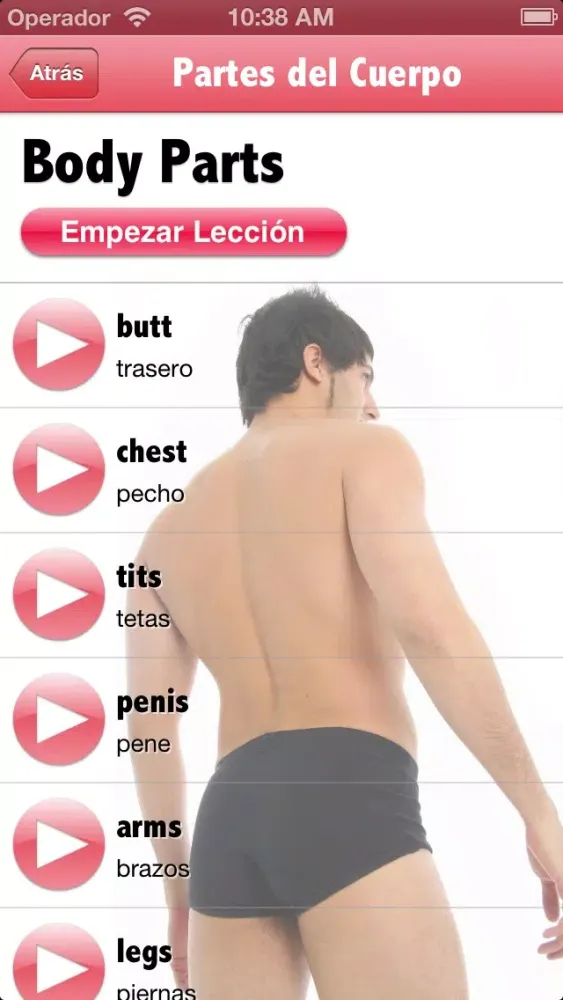 Tangkapan layar Sexy English
