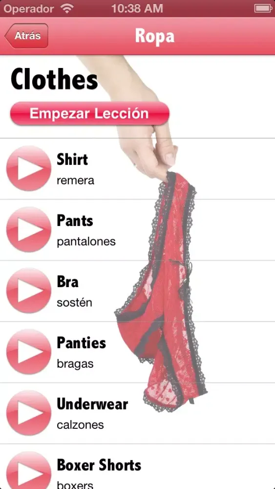Tangkapan layar Sexy English