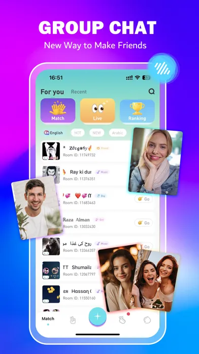 Yahala(OneR): Live Voice Chat Ekran Görüntüleri