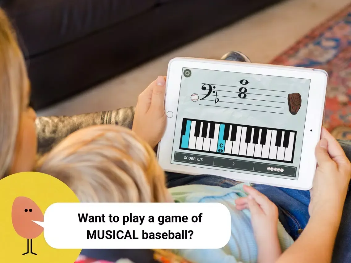 صور Note Reading - Baseball iPad 
