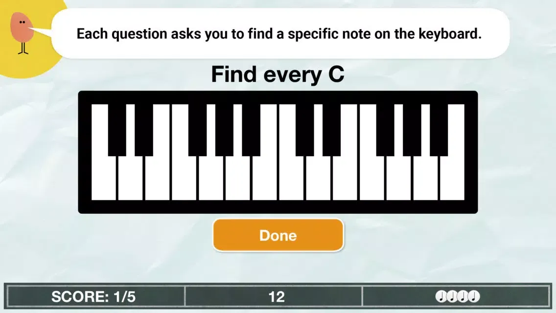 Music Theory - Piano Keys 스크린샷