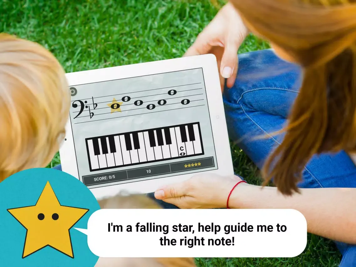 Tangkapan layar Note Reading - Stars iPad 