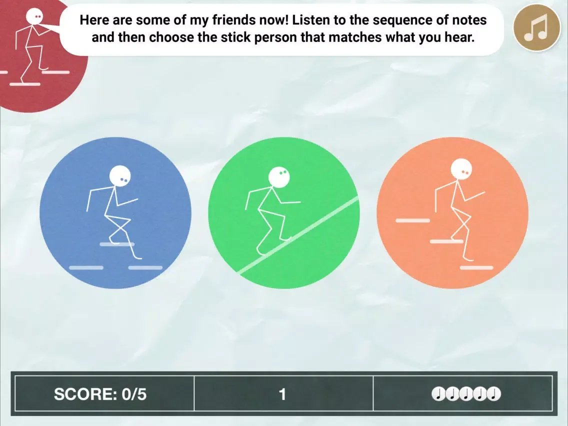 Ear Training - Stick People iPad  स्क्रीनशॉट