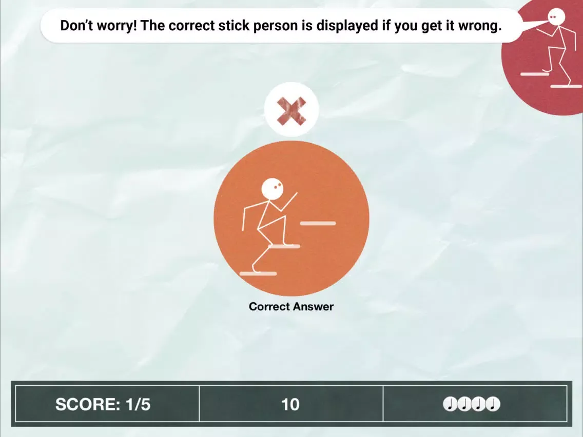 Ear Training - Stick People iPad  स्क्रीनशॉट