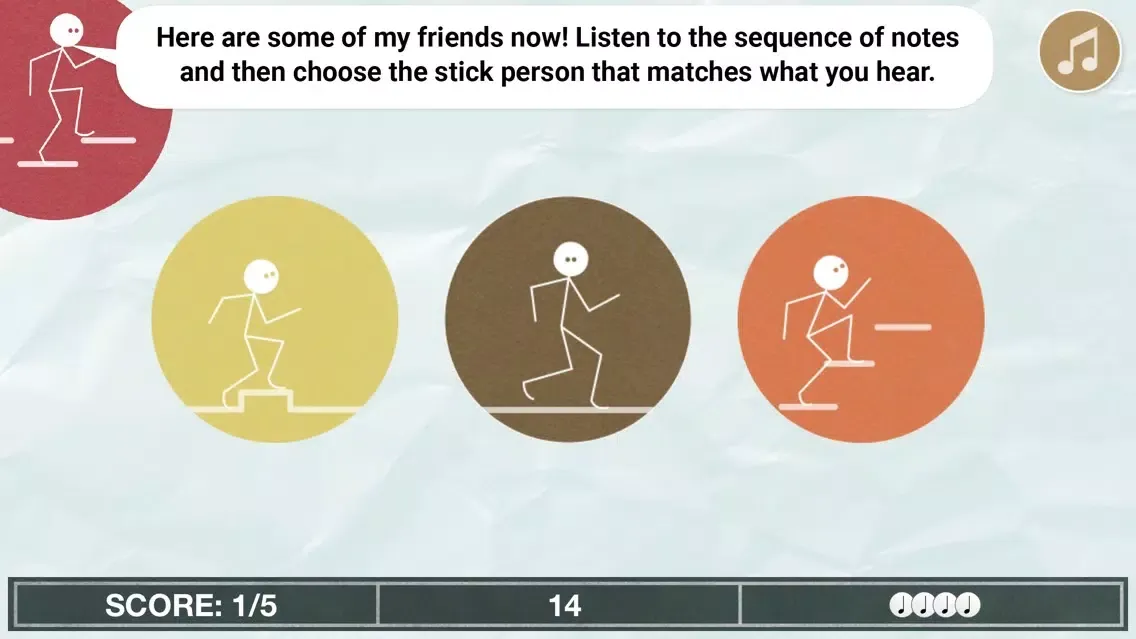 Ear Training - Stick People स्क्रीनशॉट