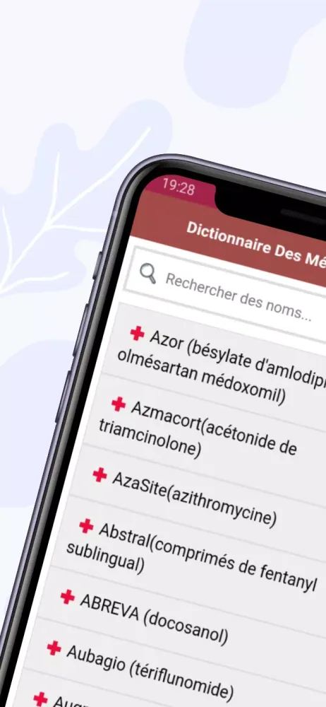 Capturas de tela do Dictionnaire Des Médicaments