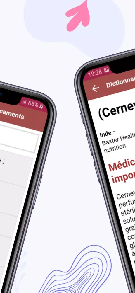 Capturas de tela do Dictionnaire Des Médicaments