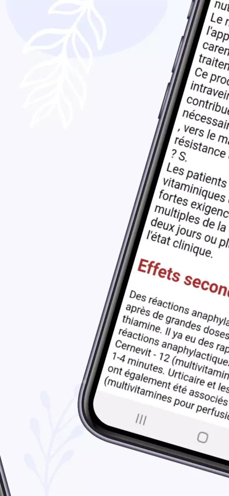 Capturas de tela do Dictionnaire Des Médicaments