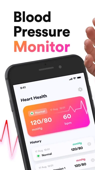 Скриншоты Blood Pressure Monitor, Reader