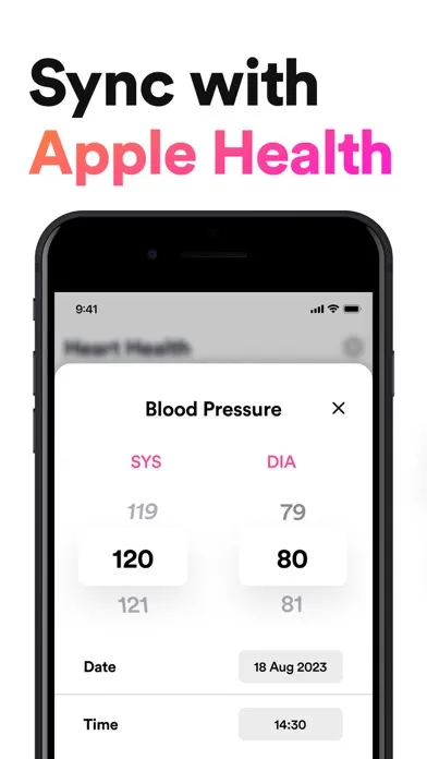Скриншоты Blood Pressure Monitor, Reader