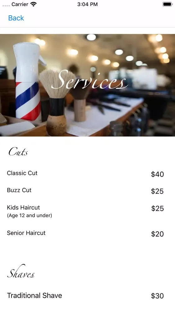 LIC Tonsorial Barber Shop应用截图