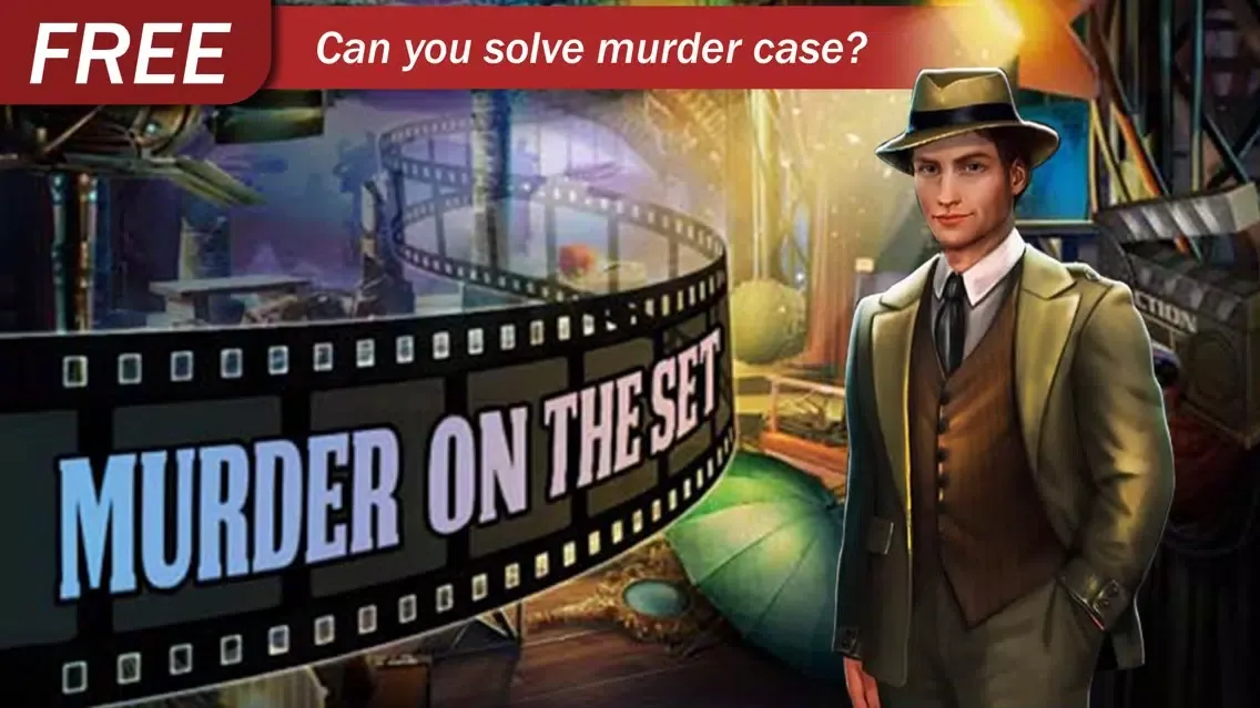 Capturas de tela do Hidden Object : Murder On The Set