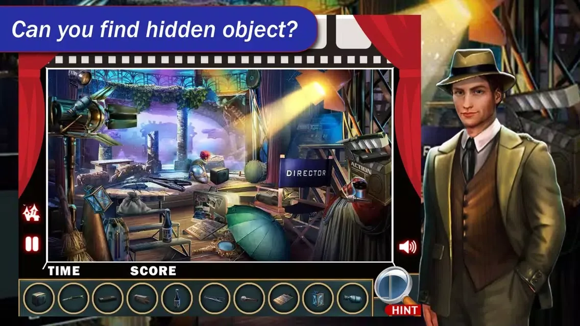 Capturas de tela do Hidden Object : Murder On The Set