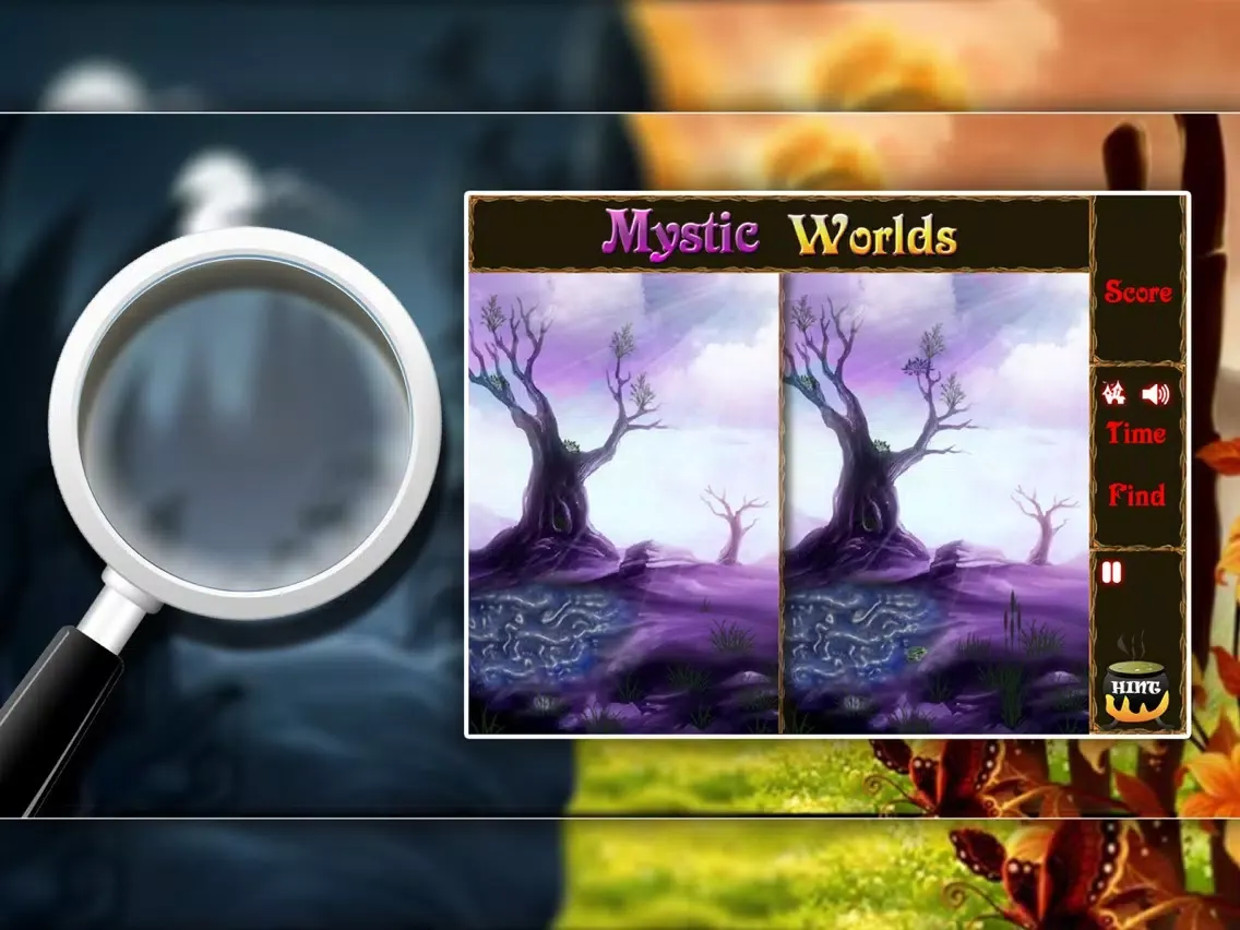 Spot the Difference: Mystic World iPad  Screenshots