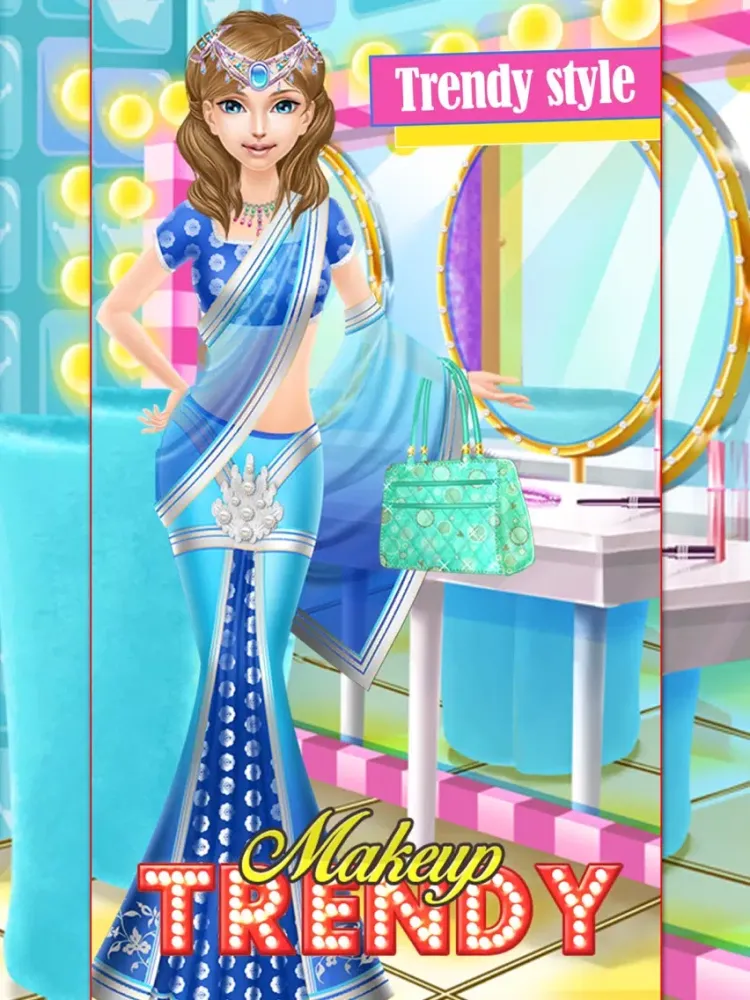 Trendy Dressup makeup iPad  스크린샷