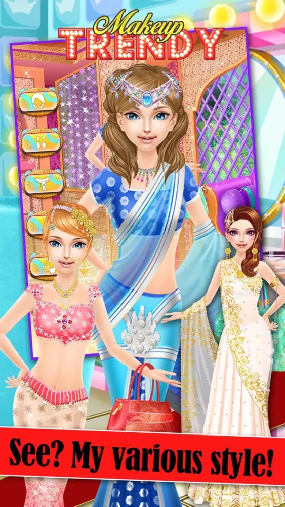 Trendy Dressup makeup 스크린샷