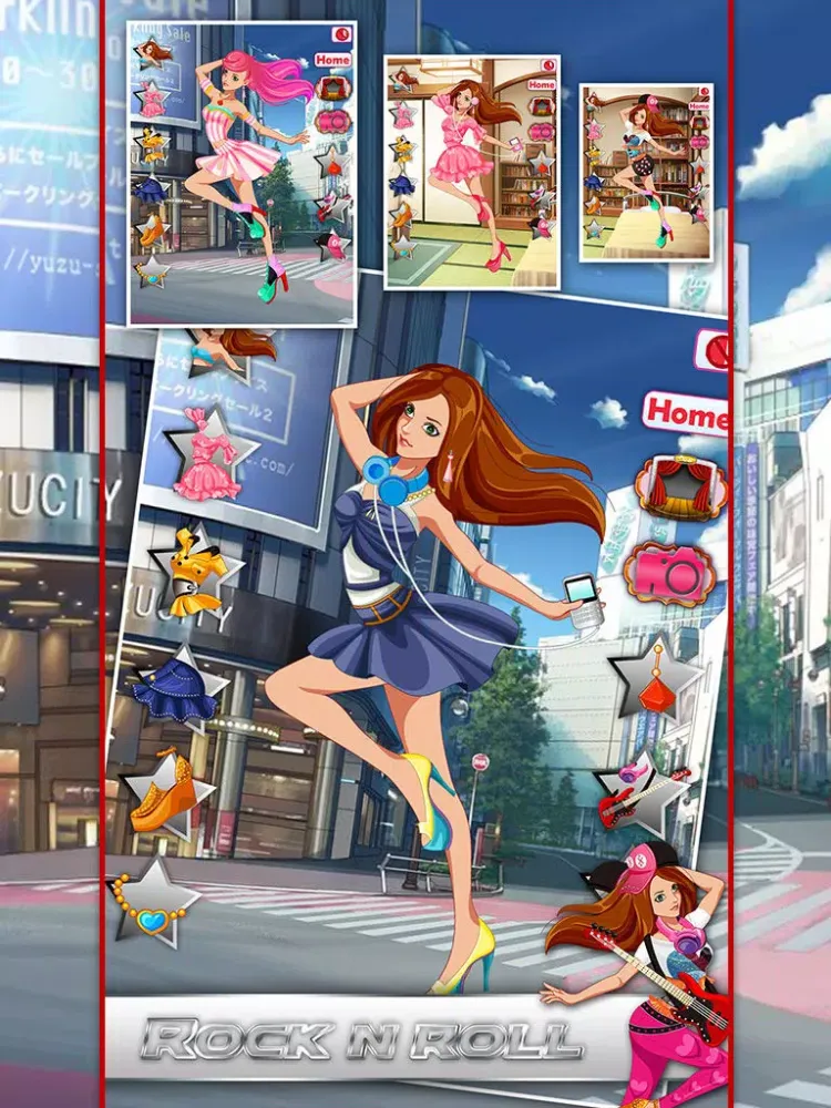 Rock Girl Star iPad  Screenshots