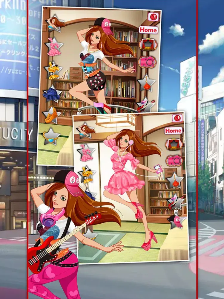 Rock Girl Star iPad  Screenshots