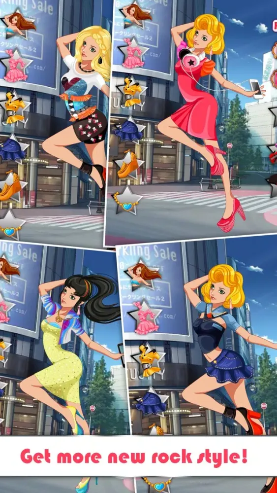 Rock Girl Star Screenshots