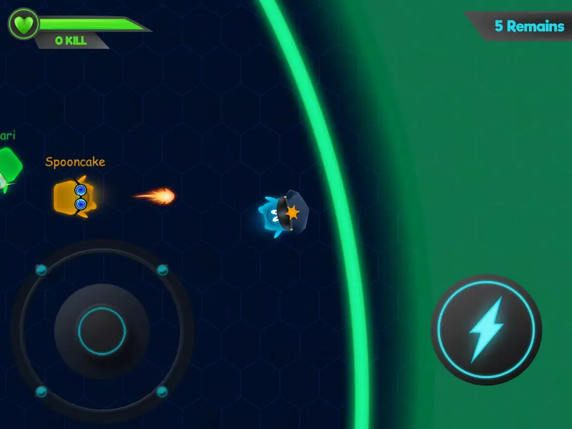 Tangkapan skrin Battleground.io iPad 
