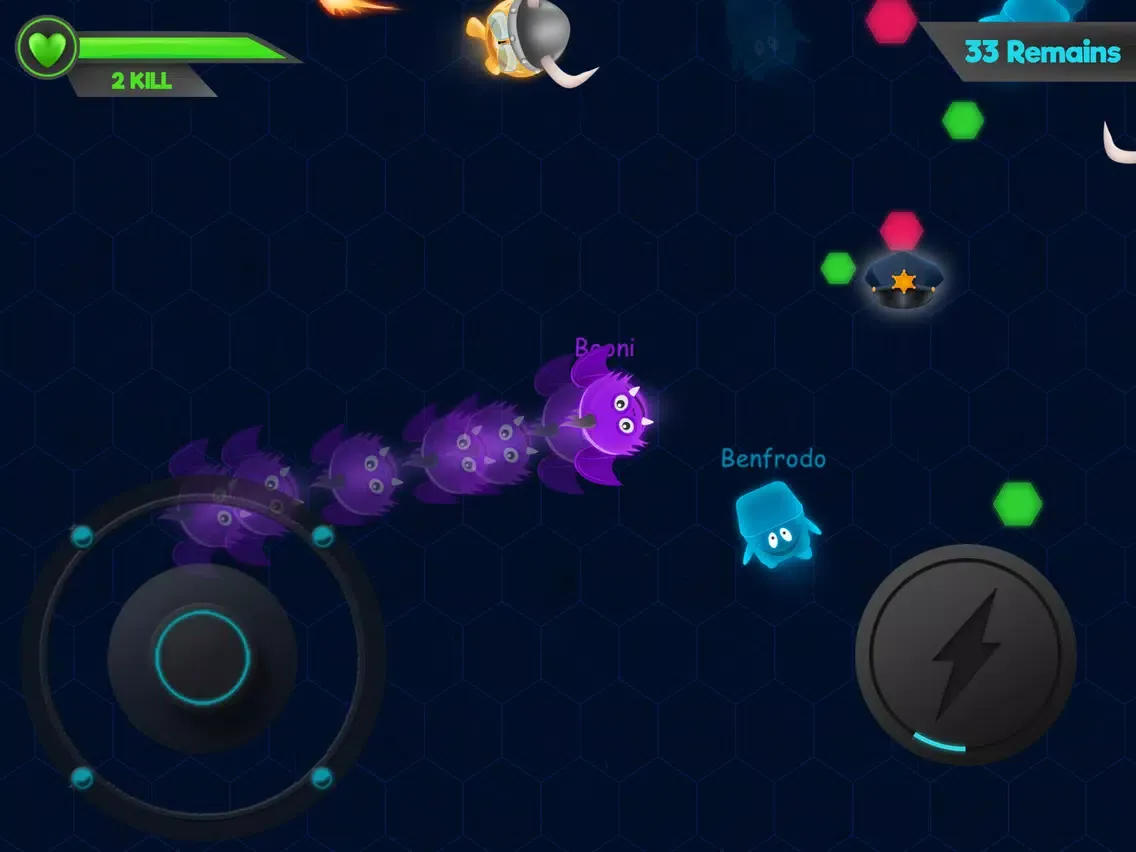 Tangkapan skrin Battleground.io iPad 