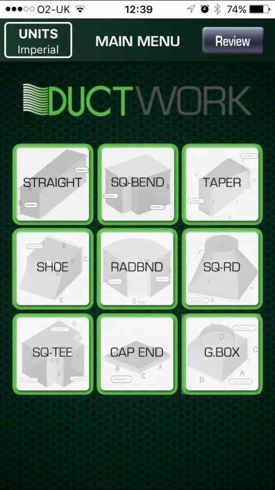 تصاویر Ductwork Ordering App