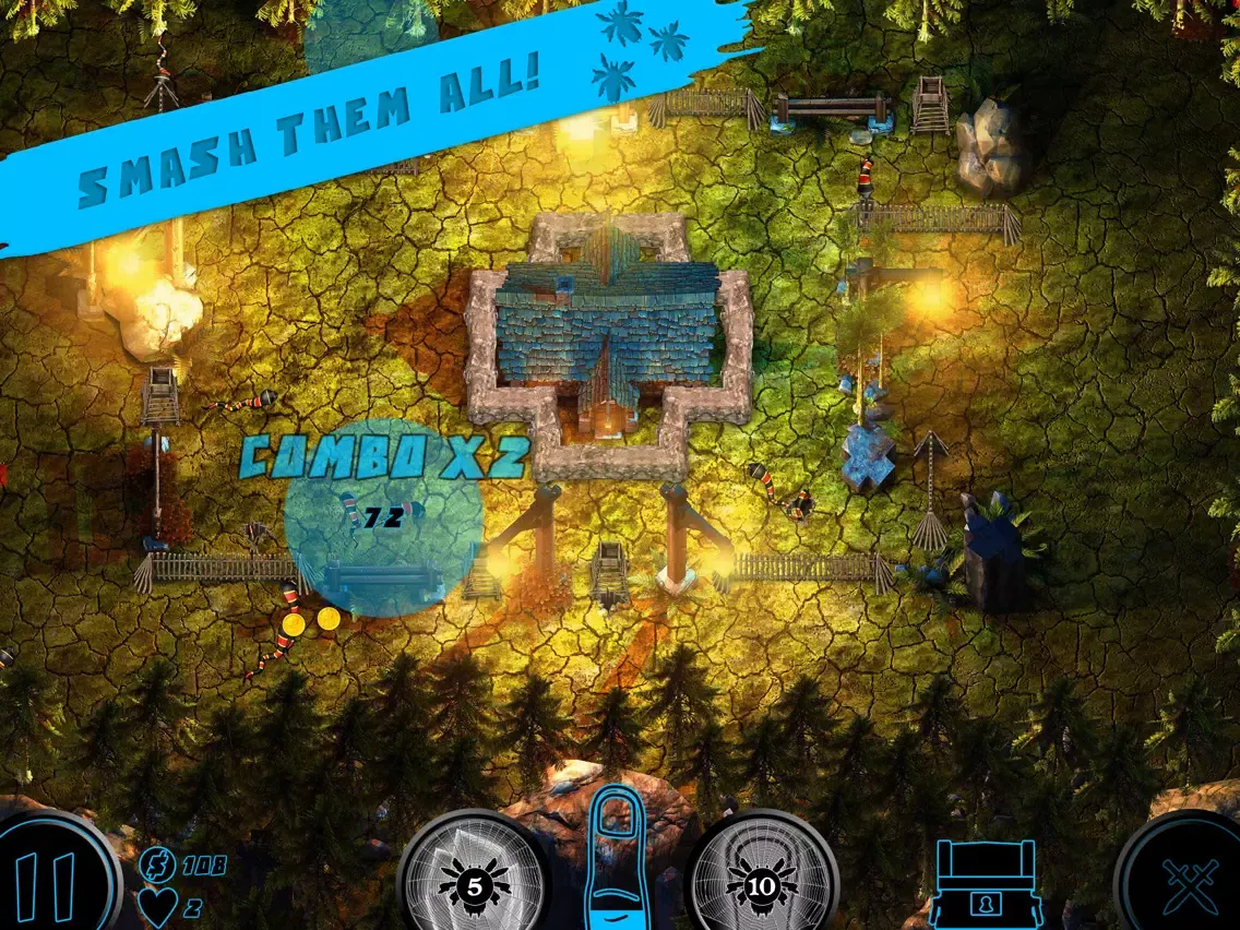 ภาพหน้าจอของ Spider Smash iPad 