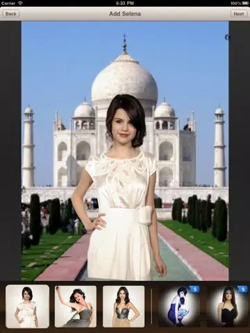 Ảnh chụp màn hình của Selena Gomez Me! iPad 