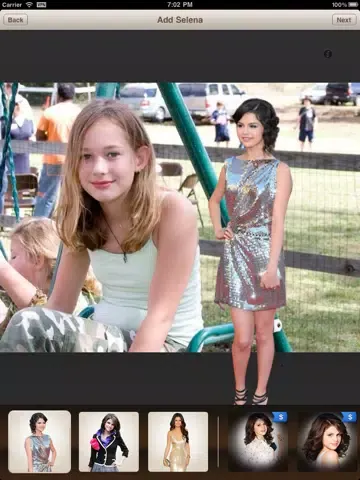 Ảnh chụp màn hình của Selena Gomez Me! iPad 