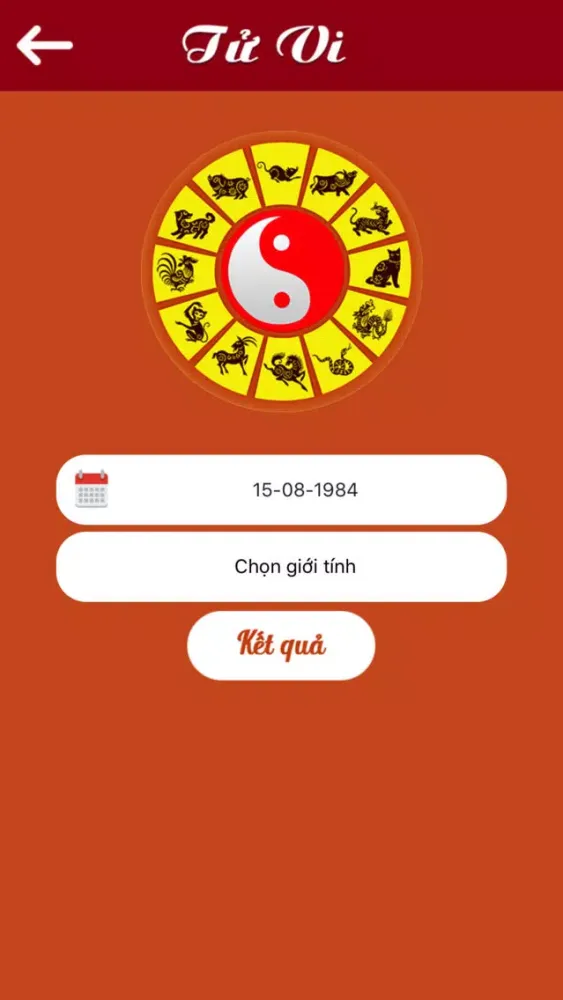 Zrzuty ekranu Tu vi 12 con giap