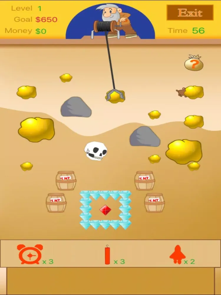Gold Miner - HD - Classic Version iPad 應用截圖