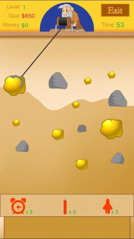 Gold Miner - HD - Classic Version應用截圖