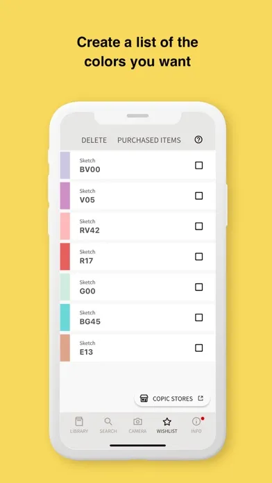 COPIC Collection Screenshots