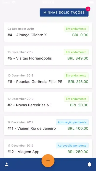 Toodo - Despesas e Viagens Screenshots