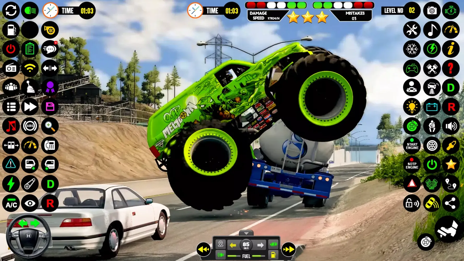 4x4 Monster Truck Game - Derby Screenshots